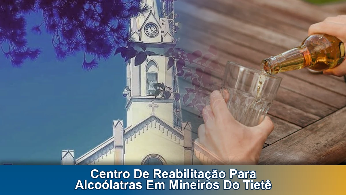Centro de reabilitação para alcoólatras em Mineiros do Tietê