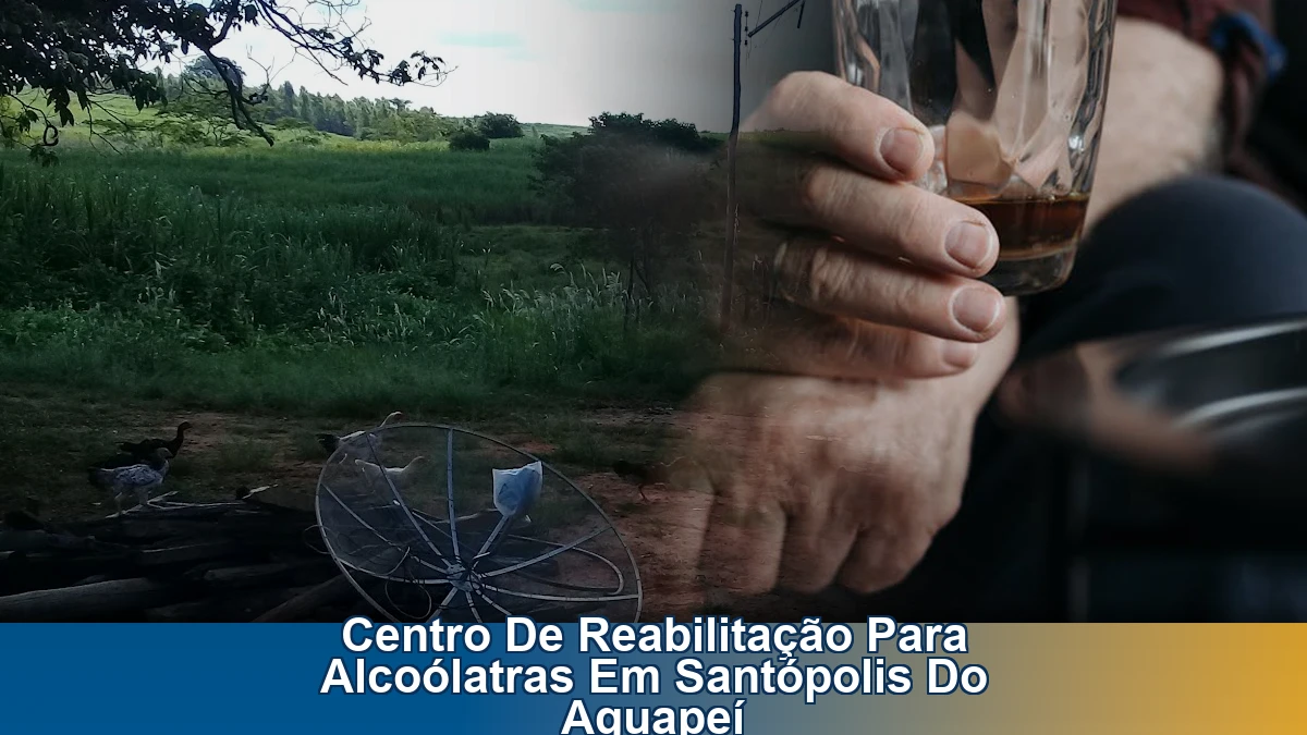 Centro de reabilitação para alcoólatras em Santópolis do Aguapeí