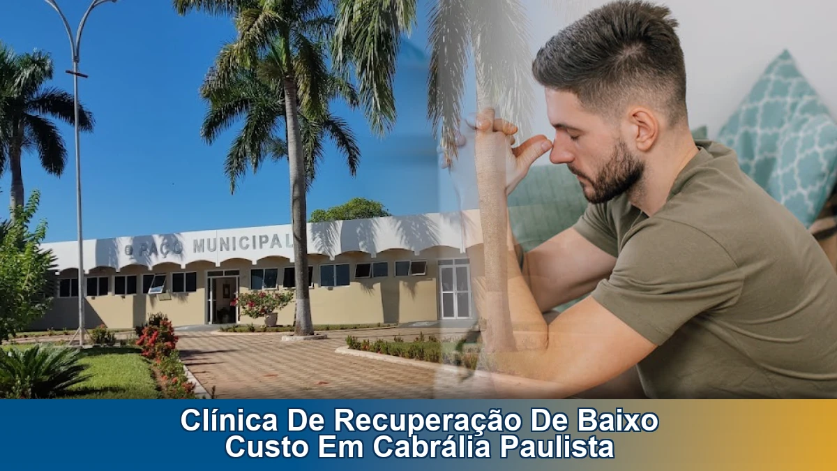 Clínica de recuperação de baixo custo em Cabrália Paulista