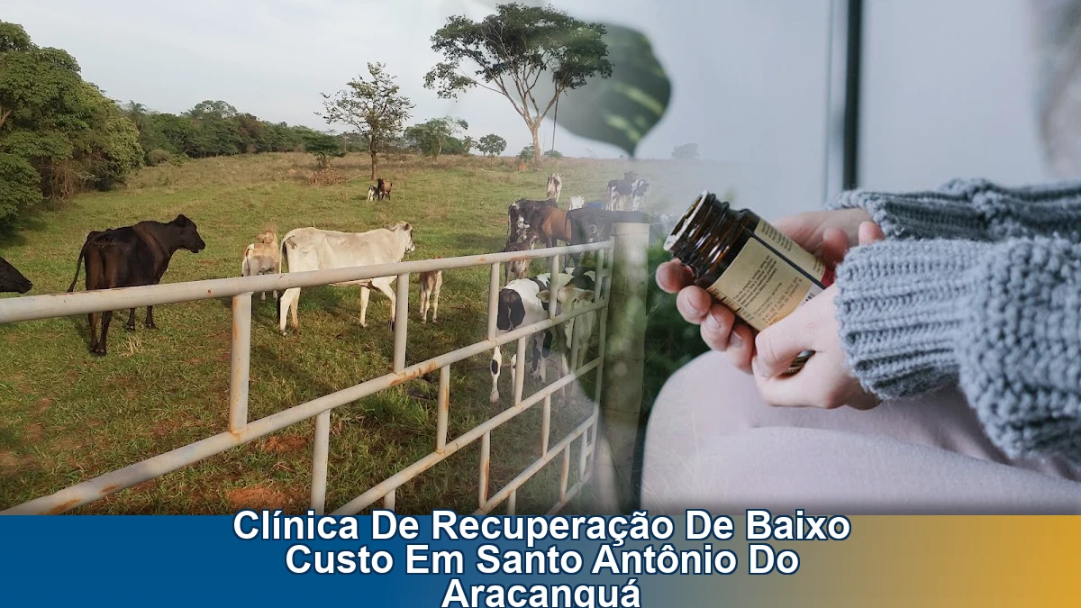 Clínica de recuperação de baixo custo em Santo Antônio do Aracanguá