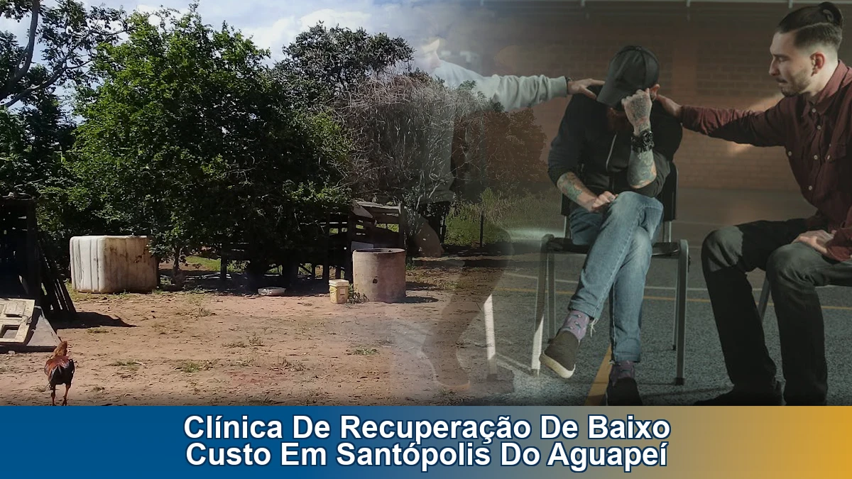 Clínica de recuperação de baixo custo em Santópolis do Aguapeí