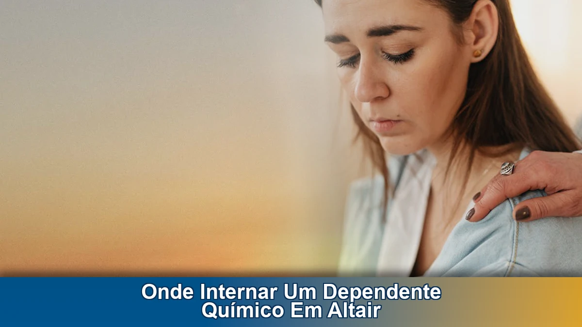 Onde internar um dependente químico em Altair