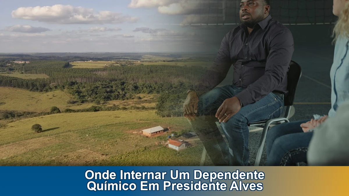 Onde internar um dependente químico em Presidente Alves