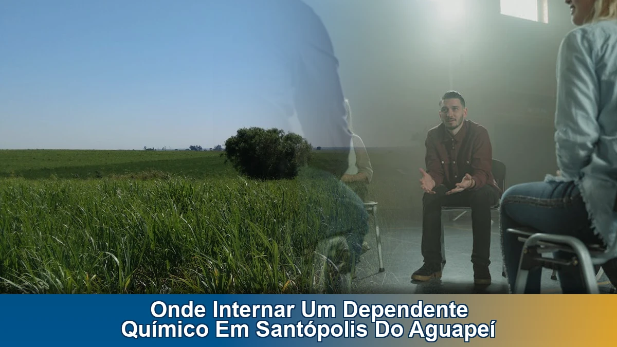 Onde internar um dependente químico em Santópolis do Aguapeí